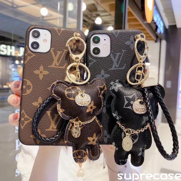 Louis Vuitton Supreme collaboration iphone 13/13 pro max case bear