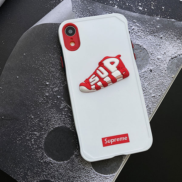 Supreme iPhone 13 / 12 Pro Case silicone 3D Red SUPREME iPhone 12 / 11 pro  max Cover
