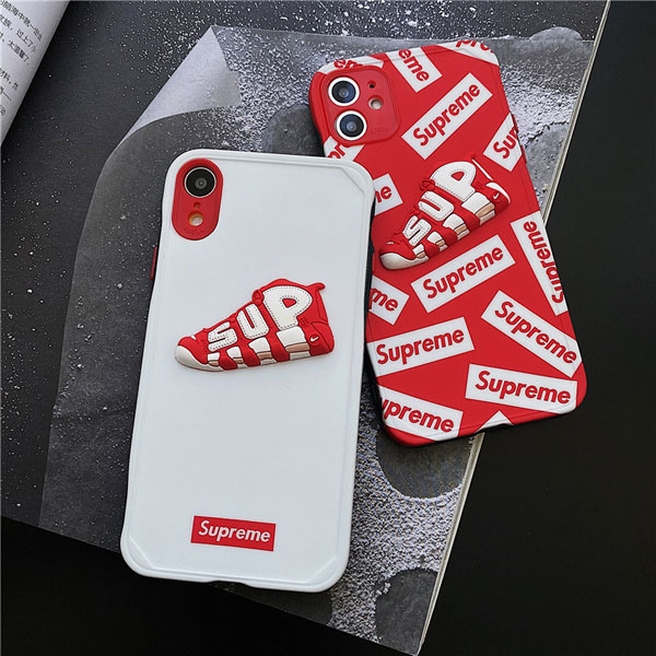 Airpods Pro Supreme Case Red-White - Phoneland