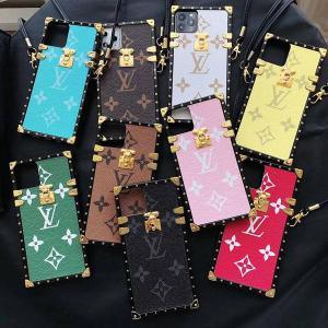 Louis Vuitton Case for iPhone 13 12 Pro Max leather Luxury iphone 13 pro max 12 11 mini cover case square