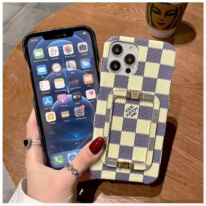 lv iphone case Louis Vuitton Damier Pattern iphone 13 / 13 pro max Case  Stand Function iPhone 13 Pro Protective Cover Brant