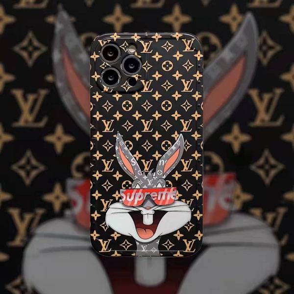 Cute SUPREME LV iPhone 13 / 12 Pro Max Case Bags Bunny Louis