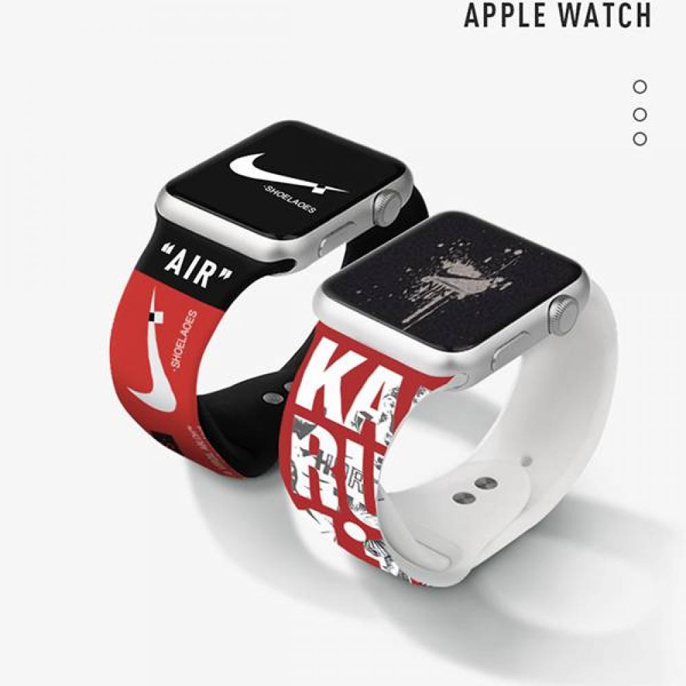 男女皆宜的耐克乔丹品牌合作 Apple Watch 表带硅胶更换表带适用于 iWatch 系列 7 6 5 4 3 2 1 SE