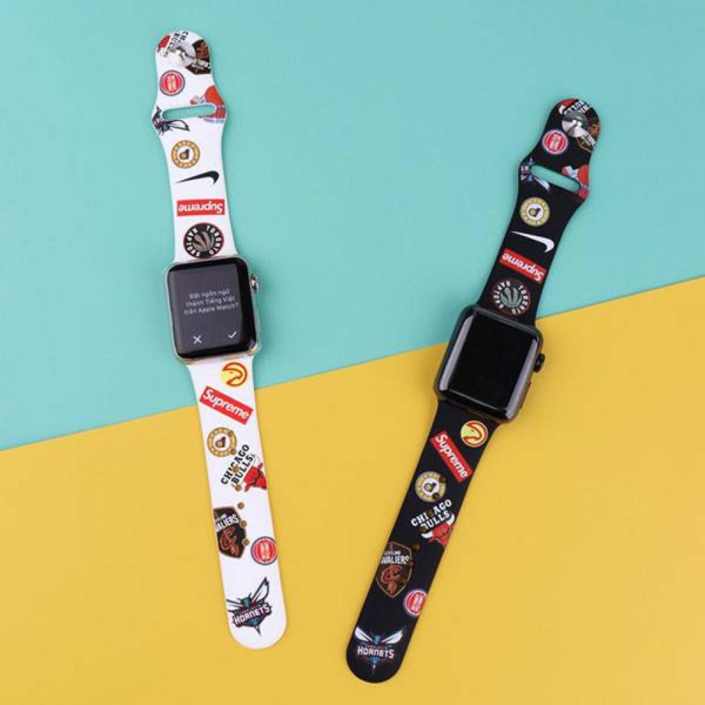 Supreme Adidas Band Strap Bracelet For All Apple Watch Series SE 7
