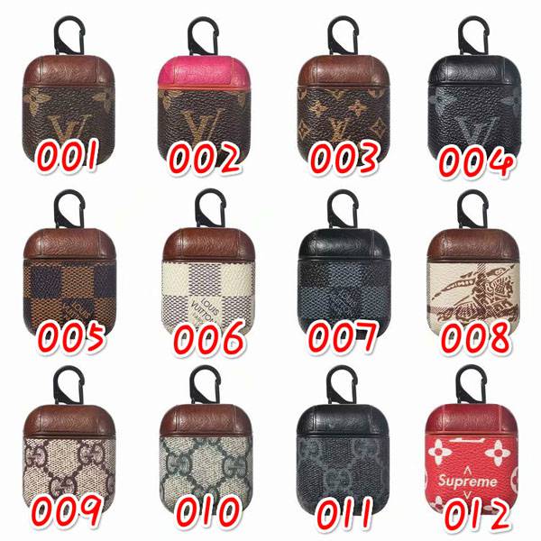 Gucci AIRPODS Case Vuitton AirPods Leather Case Burberry APPLE Wireless Earphone AIRPODS Exclusive Case Popular Business style
