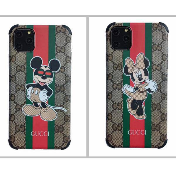 Gucci Disney Mickey Mouse Protective Case For Apple iPhone 13 Pro/ 12 pro max case Cute Gucci Mickey Collaboration iPhone XR / XS MAX Case
