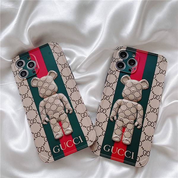 Gucci iPhone 13 pro max case Individual trend Bearbrick iPhone13 / 12 Pro protective cover Brant GUCCI iphone11 / 11 pro max mobile cover