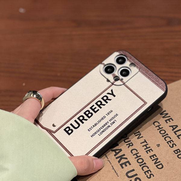 Burberry iPhone 13 / 13 Pro Case Leather iPhone 13 pro max Cover BURBERRY  Case Luxury | Supre Cover