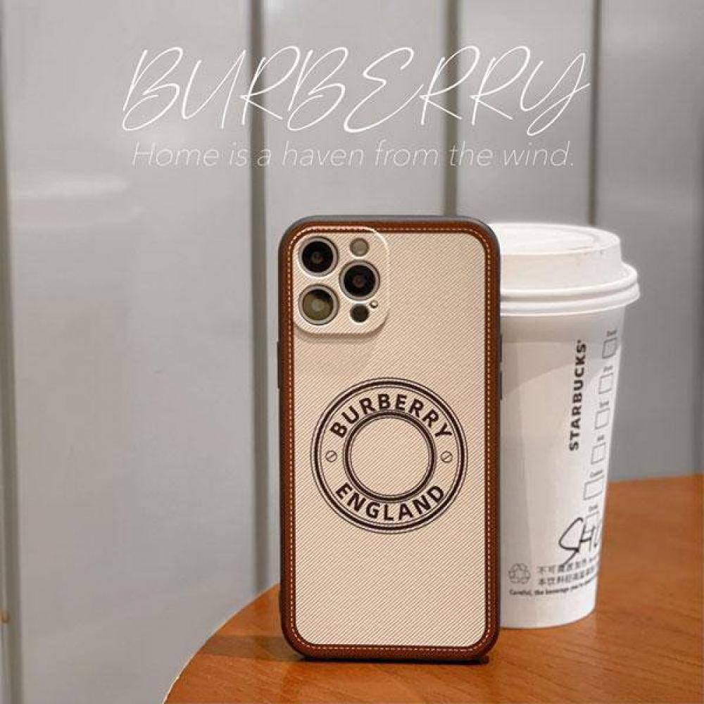 Burberry iPhone 13 / 13 Pro Case Leather iPhone 13 pro max Cover BURBERRY  Case Luxury | Supre Cover