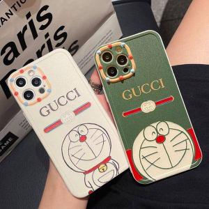 Gucci iPhone 13 pro max case Doraemon iPhone 13 pro max / 13 pro / 12 smartphone case high quality