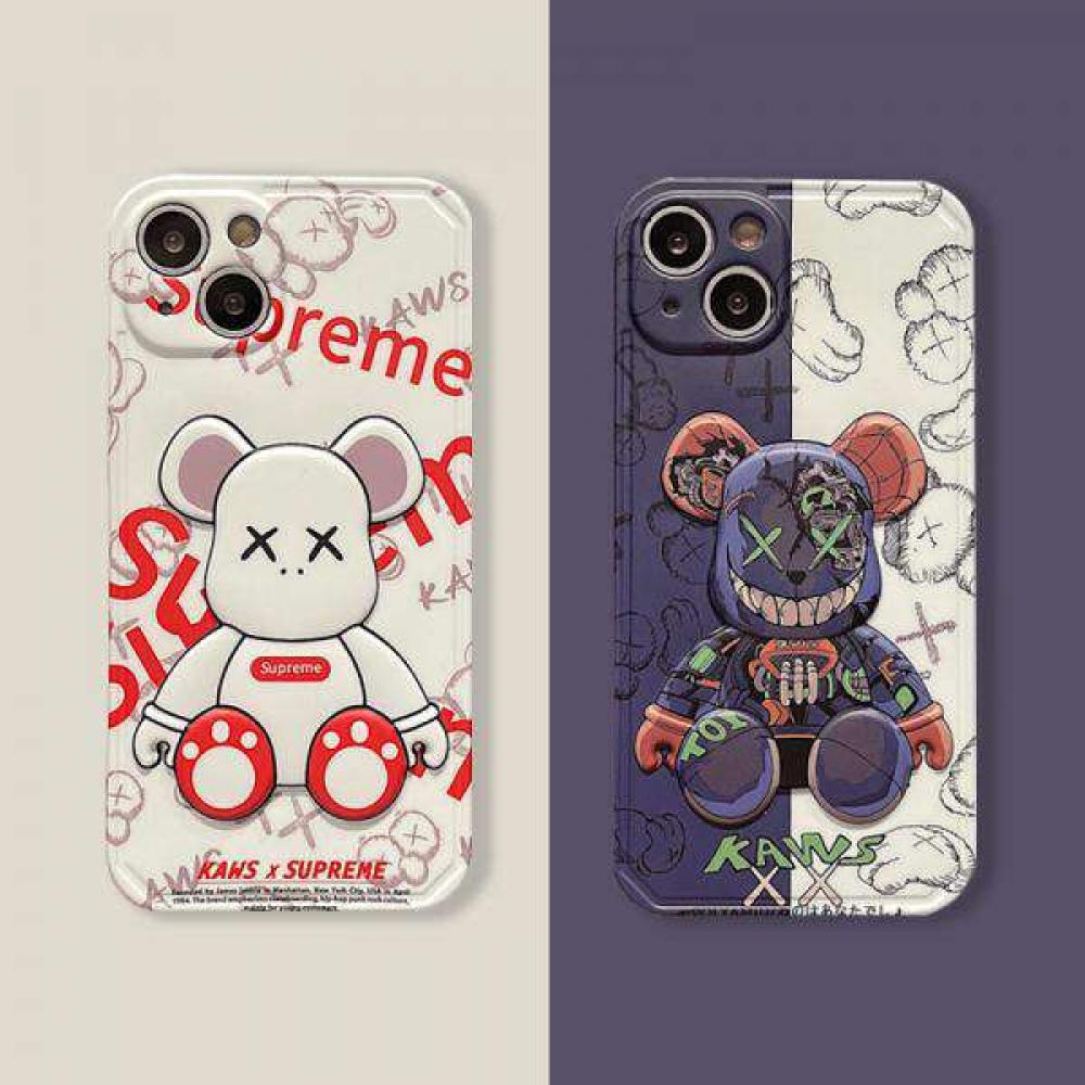 Supreme Cowes Collaboration iPhone 13 Case Supreme KAWS iPhone 13 Pro / 12  /12 Pro Max Case Cute