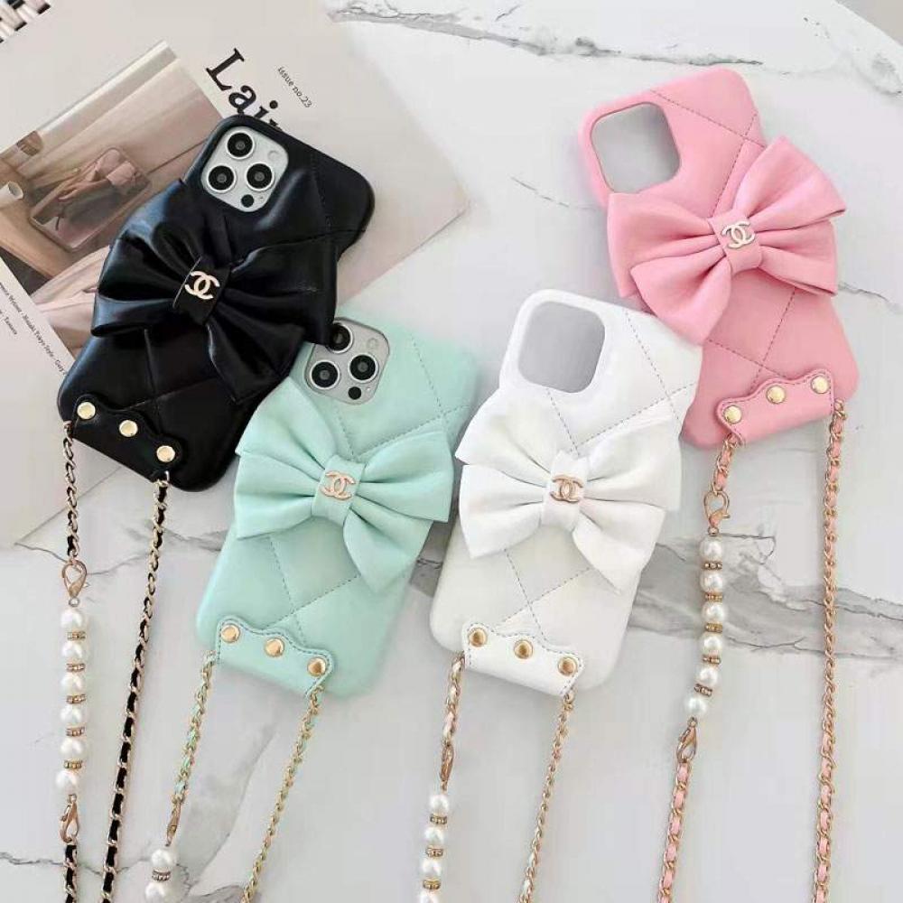 Chanel Iphone 13 Case Cute With Chain Chanel Iphone13 13 Promax Iphone Case Ribbon Chanel Iphone 12 Cover Supre Cover