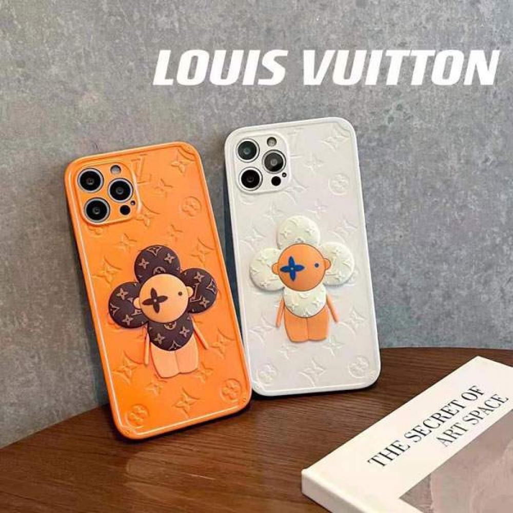 Louis Vuitton Vivienne iPhone 13 / 13 pro max Case 3D Solid iphone 12 / 13 Pro Cover Viton iPhone 11 / 12 pro max Case