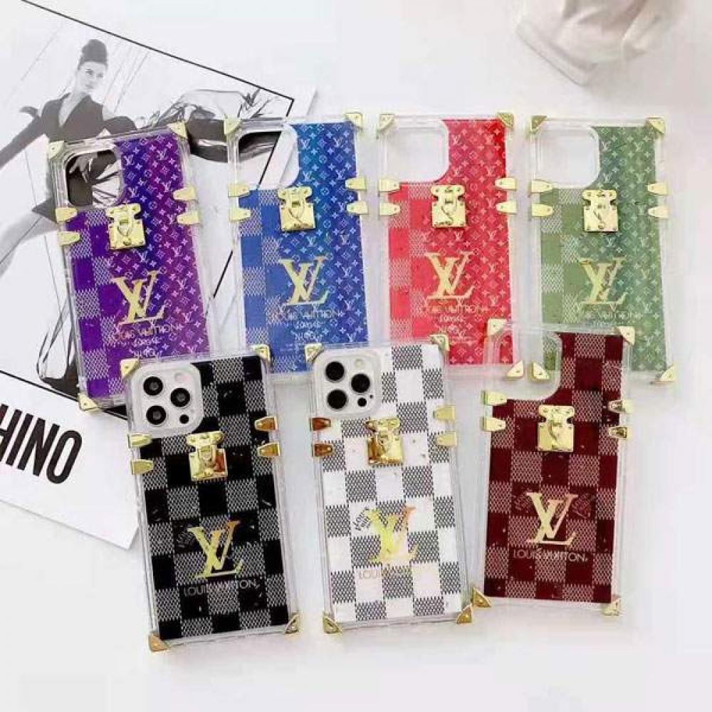 Louis Vuitton iPhone 13 Pro Max Case with Strap iPhone 12 / 13 pro Cover Square iPhone 11 / 12 pro max Case
