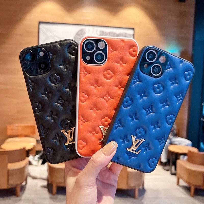 Louis Vuitton Blue Phone Case iPhone 14 Pro Max 2D – javacases