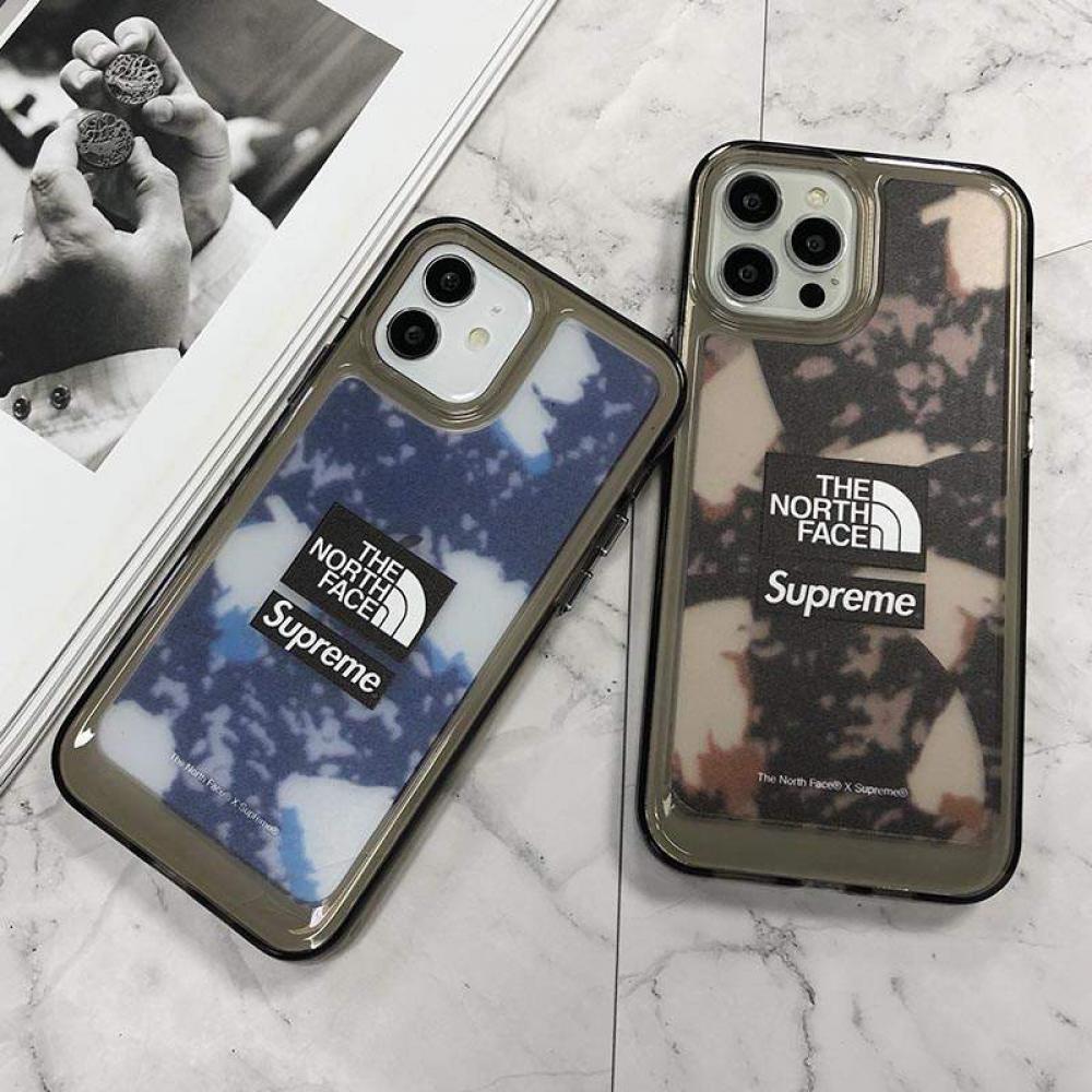 Supreme North Face Collaboration iPhone 13 Pro Max Case Translucent Supreme iPhone 13 / 13 Pro / 12 pro max Cover