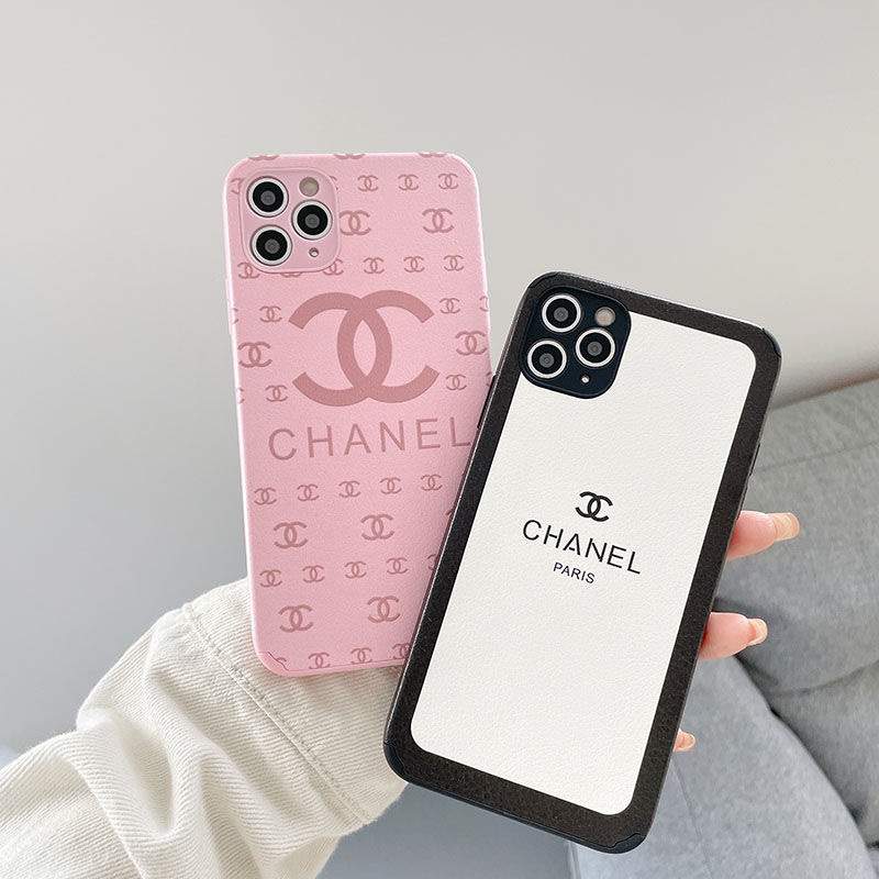 CHANEL Chain Plain Leather Logo iPhone 13 Pro Smart Phone Cases (AP2689  B01291 94305)