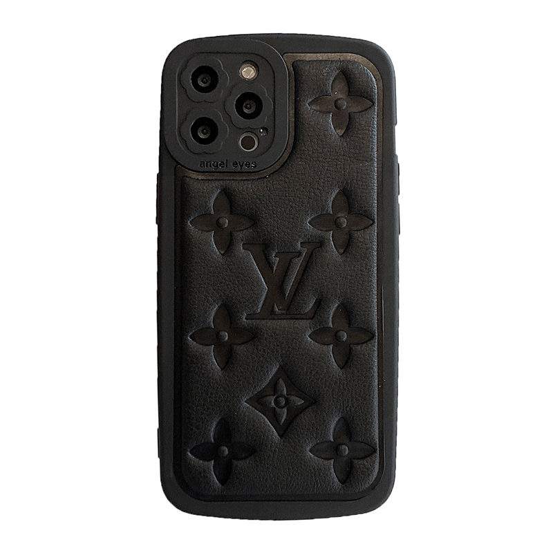 Black LV Louis Vuitton Luxury High End Apple iPhone Case – Royalty